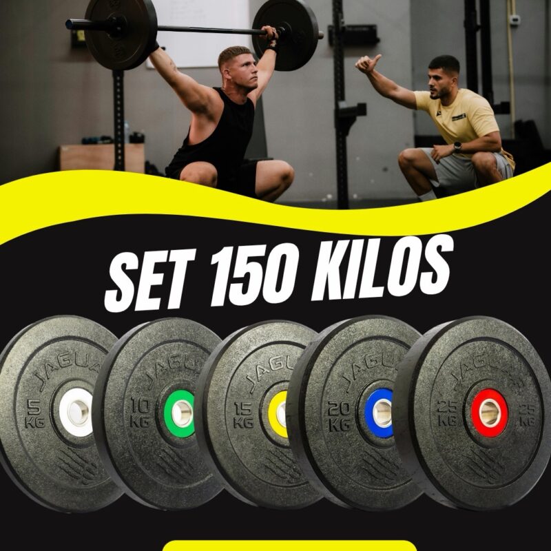 Set Discos Halterofilia 150 kilos